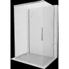 Mexen Rox-3S 3 oldalas tolóajtós zuhanykabin 125 x 110 cm, átlátszó, króm - 8C2-125-110-01-00-3S