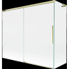 Mexen Rox L kádparaván, 2-szárnyú tolóajtó, 180 + 90 x 150 cm, átlátszó, arany - 8C9L-180-090-50-00