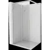 Mexen Rox Walk-in zuhanyfal 110 x 200 cm, átlátszó 8 mm, kefélt nikkel - 8C2-110-003-97-00