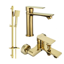 Mexen Royo DQ45 kád készlet, Arany - 72203DQ45-50 csaptelep