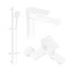 Mexen Royo DQ62 kád készlet, Fehér - 72203DQ62-20