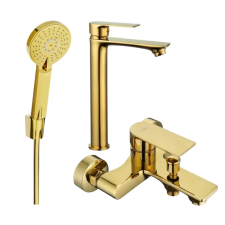 Mexen Royo R40 kád készlet, Arany - 72213R40-50 csaptelep