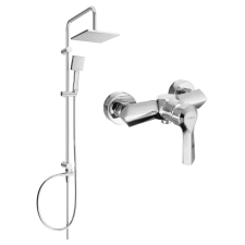 Mexen Sabre Króm Zuhany Szett - Fali Szerelés fürdőkellék