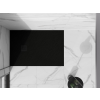 Mexen Stone+   SMC zuhanytálca 100 x 80 cm,  fekete ,  takaró fekete - 44708010-B Kompozit zuhanytálca Kompozit zuhanytálca