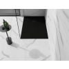 Mexen Stone+   SMC zuhanytálca 110 x 80 cm,  fekete ,  takaró fekete - 44708011-B Kompozit zuhanytálca Kompozit zuhanytálca