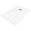 Mexen Stone+   SMC zuhanytálca 130 x 80 cm, fehér ,  takaró arany - 44108013-G Kompozit zuhanytálca Kompozit zuhanytálca