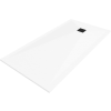 Mexen Stone+   SMC zuhanytálca 160 x 90 cm, fehér ,  takaró fekete - 44109016-B Kompozit zuhanytálca Kompozit zuhanytálca