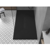 Mexen Toro   SMC zuhanytálca  150 x 70 cm,  fekete ,  takaró fekete - 43707015-B Kompozit zuhanytálca Kompozit zuhanytálca