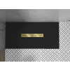 Mexen Toro   SMC zuhanytálca  180 x 70 cm,  fekete ,  takaró arany - 43707018-G Kompozit zuhanytálca Kompozit zuhanytálca