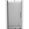 Mexen Velar 120 cm-es tolóajtós zuhanyajtó, dérfólia, fekete - 871-120-000-31-70