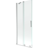 Mexen Velar 2-paneles, toló kádparaván 85 x 150 cm, átlátszó, króm - 896-085-000-01-01