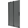 Mexen Velar 2 szárnyú, tolóajtós kádparaván 100 x 150 cm, grafit, fekete - 896-100-000-41-70