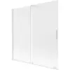 Mexen Velar kádparaván 2-szárnyú tolóajtó 160 x 150 cm, matt, fehér - 896-160-000-31-20