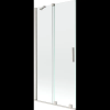 Mexen Velar kádparaván, 2-szárnyú tolóajtó, 90 x 150 cm, átlátszó, polírozott nikkel - 896-090-000-01-97