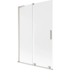 Mexen Velar L 2-részes zuhanyfal, toló 120 x 150 cm, fagyos, kefélt nikkel - 896-120-003-31-97