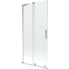 Mexen Velar L kétajtós toló fürdőszobai paraván 95 x 150 cm, átlátszó, króm - 896-095-003-01-01