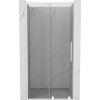 Mexen Velar L tolóajtós zuhanyajtó 110 cm, átlátszó, fehér - 871-110-003-01-20