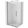 Mexen Velar szétcsúsztatható zuhanykabin 120 x 85 cm, fagyott üveg, gun metal - 871-120-085-31-95