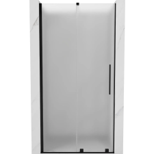 Mexen Velar toló zuhanyajtó 110 cm, deres, fekete - 871-110-000-31-70 kád, zuhanykabin
