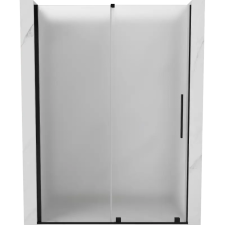 Mexen Velar toló zuhanyajtó 150 cm, matt, fekete - 871-150-000-31-70 fürdőkellék