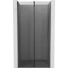 Mexen Velar tolóajtós zuhanyajtó 120 cm, grafit, kefélt pisztolyszürke - 871-120-000-41-66