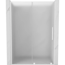 Mexen Velar tolóajtós zuhanyzóajtó 130 cm, matt, fehér - 871-130-000-31-20 kád, zuhanykabin