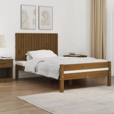  Mézbarna tömör fenyőfa fali fejtámla 108 x 3 x 60 cm ágy és ágykellék