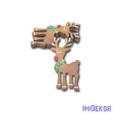 Mézeskalács figura kicsi 5db/csomag 8,5x4,5cm - Szarvas dekorációs kellék