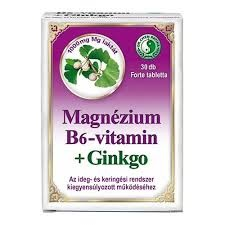  Mg B6 Ginkgo Forte tabletta DR.CHEN 30x vitamin és táplálékkiegészítő
