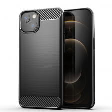 MG Carbon Case Flexible szilikon tok iPhone 13 mini, fekete tok és táska