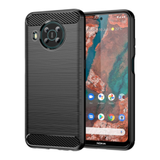 MG Carbon Case Flexible szilikon tok Nokia X100, fekete tok és táska