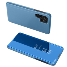 MG Clear View könyv tok Samsung Galaxy A14, kék tok és táska
