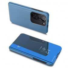 MG Clear View könyv tok Xiaomi Redmi K40 / Poco F3, kék tok és táska