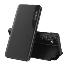 MG Eco Leather View könyv tok Samsung Galaxy A36, fekete tok és táska