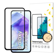 MG Full Glue üvegfólia Samsung Galaxy S25 Edge, fekete mobiltelefon kellék