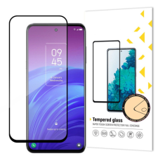 MG Full Glue üvegfólia TCL 20L, fekete mobiltelefon kellék