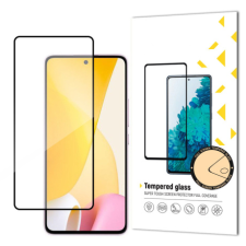 MG Full Glue üvegfólia Xiaomi 12 Lite, fekete mobiltelefon kellék