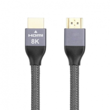 MG kábel HDMI 2.1 8K / 4K / 2K 5m, ezüst kábel és adapter