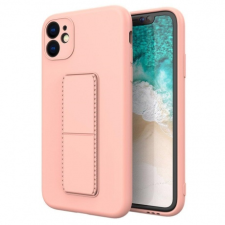 MG Kickstand szilikon tok iPhone 11 Pro Max, rózsaszín tok és táska