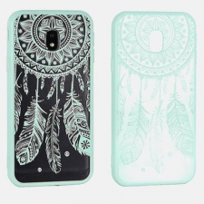 MG Lace Pattern 3 műanyag tok Huawei P9 Lite 2017, kék tok és táska