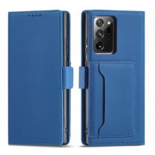 MG Magnet bőr könyvtok Samsung Galaxy S22 Ultra, kék tok és táska