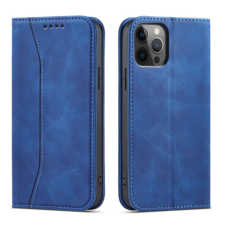 MG Magnet Fancy bőr könyvtok iPhone 12 Pro Max, kék tok és táska