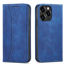 MG Magnet Fancy bőr könyvtok iPhone 13 Pro Max , kék tok és táska