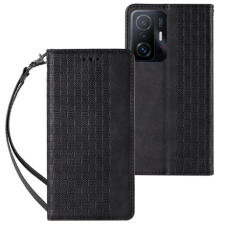 MG Magnet Strap bőr könyvtok Xiaomi Redmi Note 11, fekete tok és táska