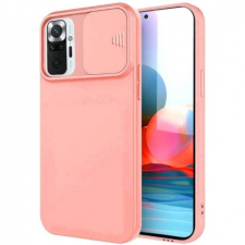 MG Privacy Lens szilikon tok Xiaomi Redmi Note 9, narancssárga tok és táska