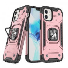 MG Ring Armor műanyag tok iPhone 12 mini, rózsaszín tok és táska