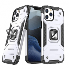 MG Ring Armor műanyag tok iPhone 13 Pro, ezüst tok és táska
