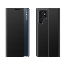 MG Sleep Case könyv tok Samsung Galaxy S24 FE, fekete tok és táska