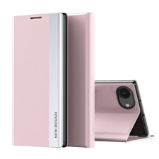 MG Sleep Case Pro könyv tok iPhone 16e, rózsaszín tok és táska