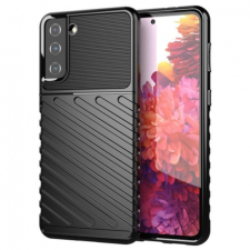 MG Thunder szilikon tok Samsung Galaxy S22 Ultra, fekete tok és táska